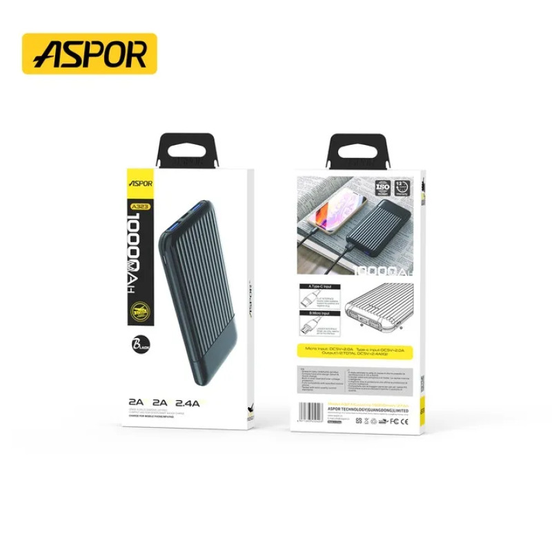 ASPOR Power bank 10000mah