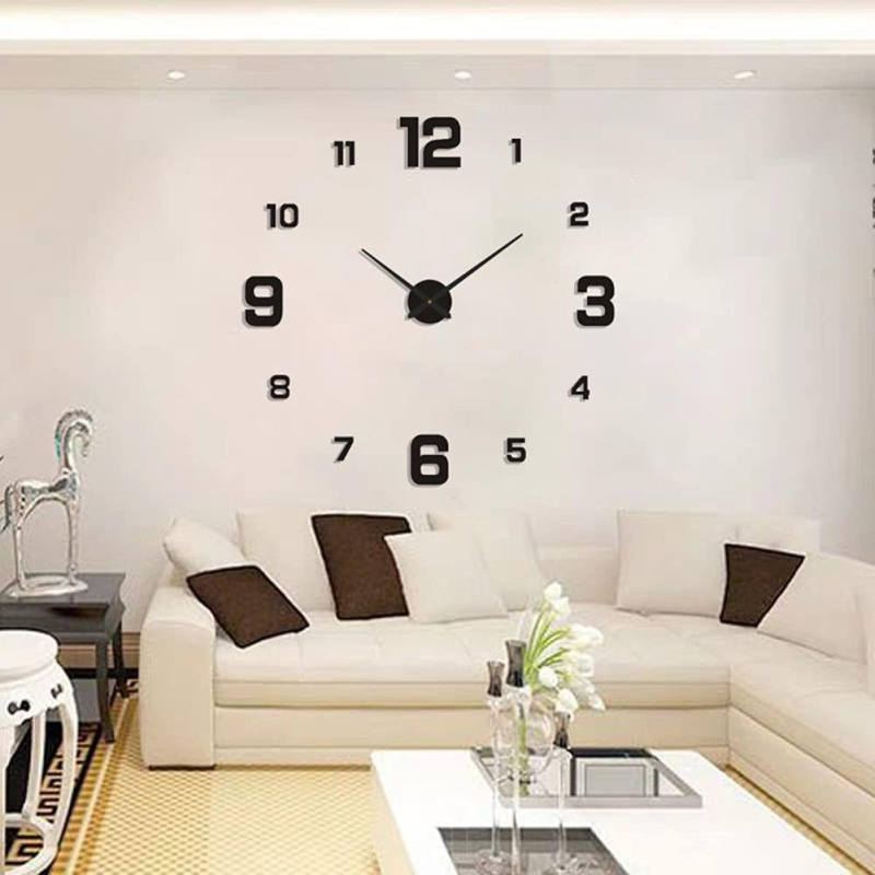 Large Wall Clocks 3D DIY Quartz Clock
