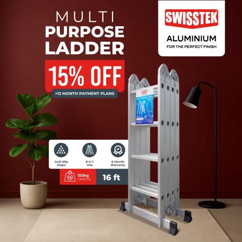 Swisstek Multi-Purpose Ladder 16ft