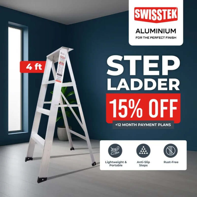 Swisstek Step Ladder 4ft